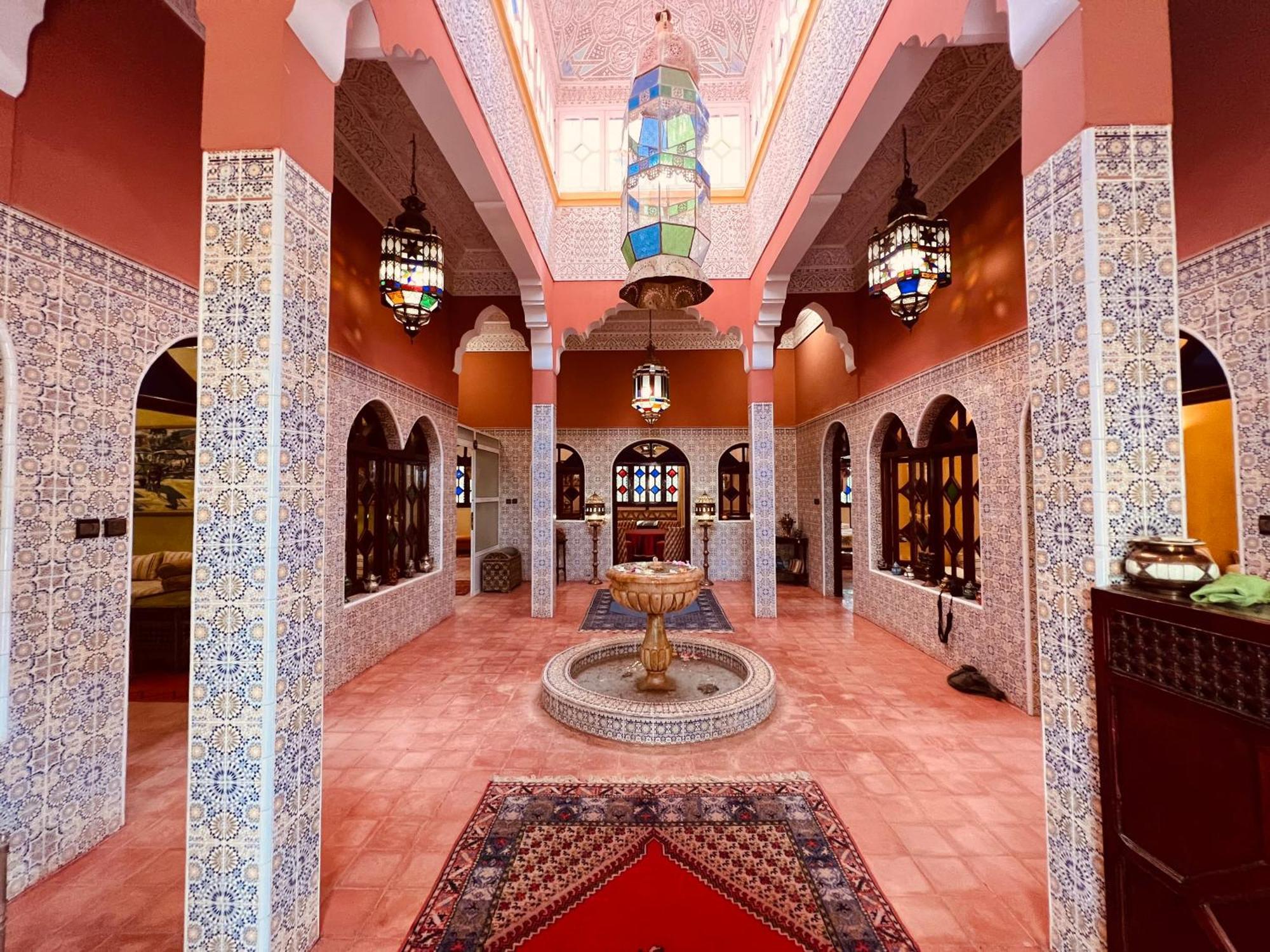 Riad Le Petit Jardin Загора Экстерьер фото